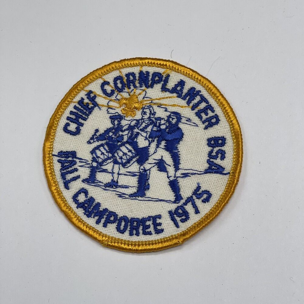 Chief Cornplanter Patch Fall Camporee Boy Scout Badge BSA 1975 Vintage
